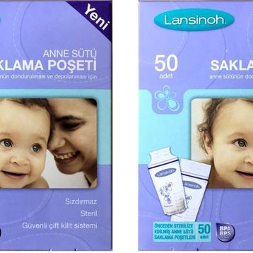 Lansinoh 5060062999945 Steril 50'li Süt Saklama Poşeti