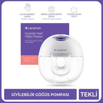 Lansinoh Giyilebilir Tekli Göğüs Pompası