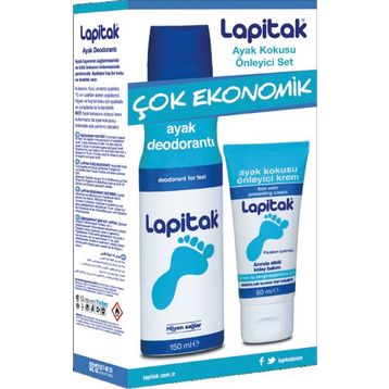Lapitak 150 ml Ayak Kokusu İçin Deodorant ve 60 ml Krem