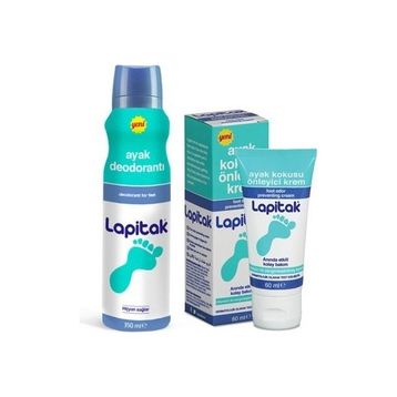 Lapitak 150 ml Ayak Kokusu İçin Deodorant ve 60 ml Krem