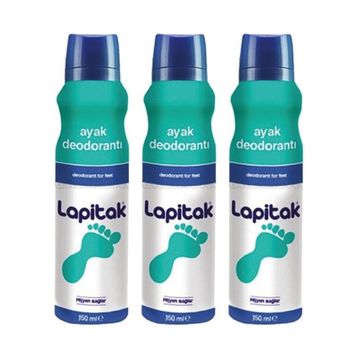 Lapitak 3x150 ml Ayak Deodorantı