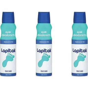 Lapitak 3x150 ml Ayak Deodorantı