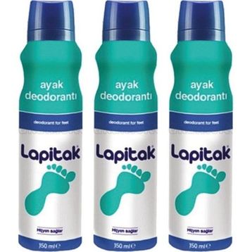 Lapitak 3x150 ml Ayak Deodorantı