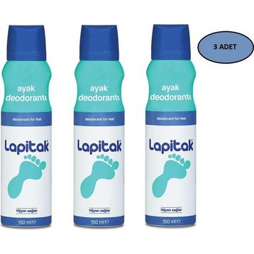 Lapitak 3x150 ml Ayak Deodorantı