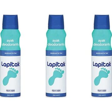 Lapitak 3x150 ml Ayak Deodorantı