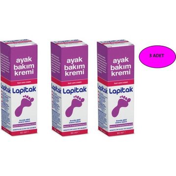 Lapitak 3x60 ml Ayak Bakım Kremi