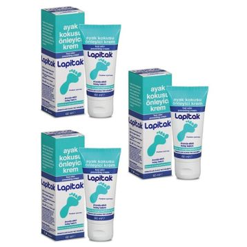 Lapitak Ayak Kokusu Önleyici 3x60 ml Krem