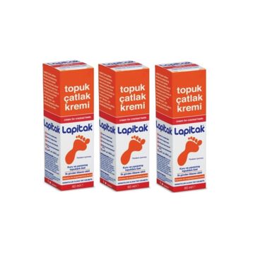 Lapitak Topuk Çatlak Bakım Kremi 3x60 Ml
