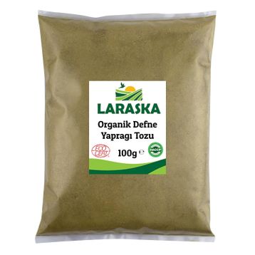 Laraska 100 gr Organik Defne Yaprağı Tozu