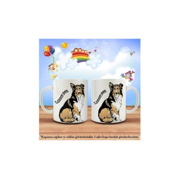 Lassıe Köpek Sevimli Hayvan Kupa Bardak