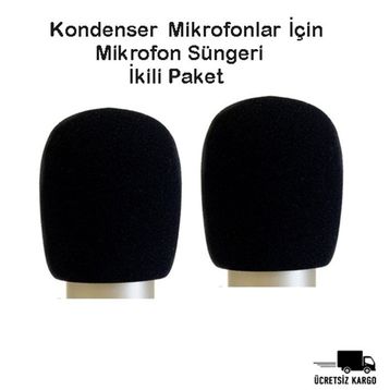 Lastvoice Condenser İkili Stüdyo Mikrofon Süngeri