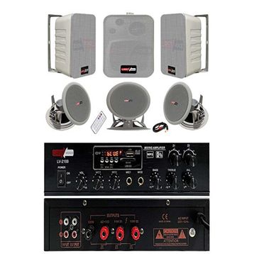 Lastvoice Double Paket-2 Anfili Duvar ve Tavan Hoparlör Seti
