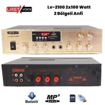 Lastvoice LV-2100 2 Bölgeli Hat Trafolu Stereo Anfi