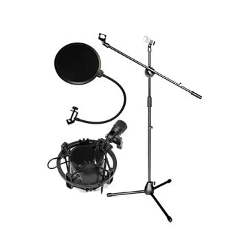 Lastvoice MS06 Shock Mount Pop Filter Mikrofon Standı