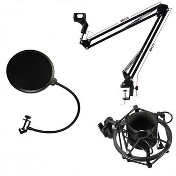 Lastvoice NB39 Pop Filter - Shock Mount Mikrofon Standı