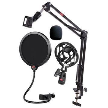 Lastvoice NB39PSMX Shock Mount Pop Filter Sünger Mikrofon Standı