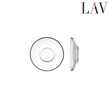 Lav 20020 6'lı Cam Çay Tabağı Seti