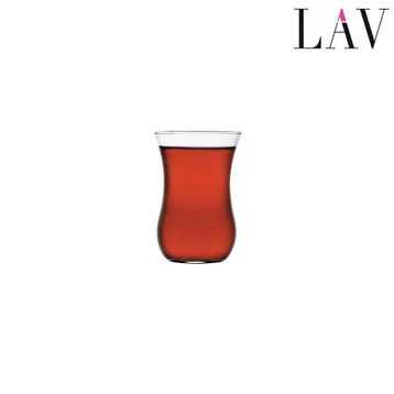 Lav 30020 6'lı Cam Çay Bardağı Seti