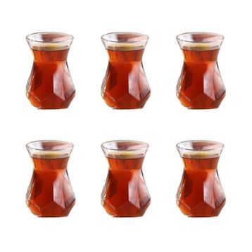 Lav 6 Adet Alya Modern Çay Bardağı