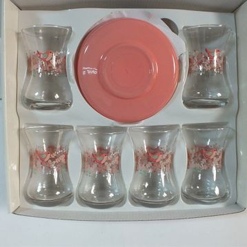 Lav DMT303 Demet Optikli Çay Bardağı