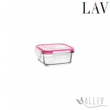 Lav Fresco FRS227 Pembe 375 cc Kilitli Saklama Kabı
