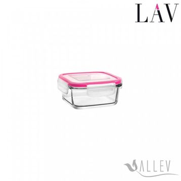 Lav Fresco FRS227 Pembe 375 cc Kilitli Saklama Kabı