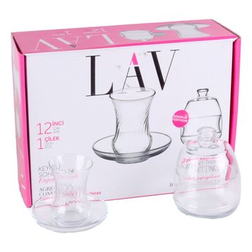 Lav İnci 12 Parça Çay Seti