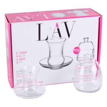 Lav İnci 12 Parça Çay Seti
