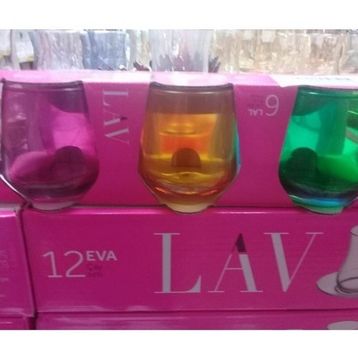 Lav LAL304 6'lı Sarmaşık Kahve Yanı Su Bardağı