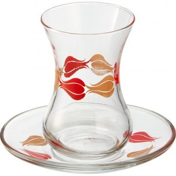 Lav LALEZARS1 12 Parçalı Çay Bardağı Seti
