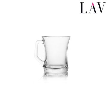 Lav Tekli Zen Plus Kulplu Cam Bardak