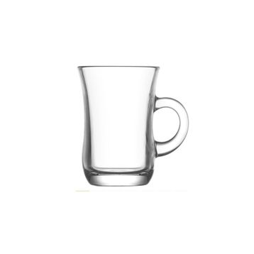 Lav Yudum 6 Parça Kulplu Çay Bardağı
