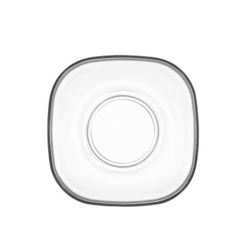 Lav ZEN277 6'lı Cam Çay Tabağı Seti