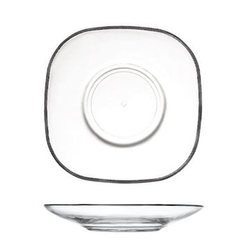 Lav ZEN277 6'lı Cam Çay Tabağı Seti