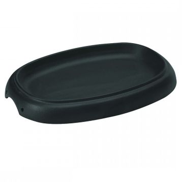 Lava 12x19 cm Siyah Döküm Oval Fajita Tabağı Ölçü