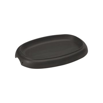 Lava 12x19 cm Siyah Döküm Oval Fajita Tabağı Ölçü