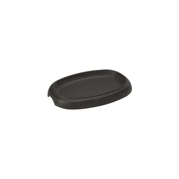 Lava 12x19 cm Siyah Döküm Oval Fajita Tabağı Ölçü