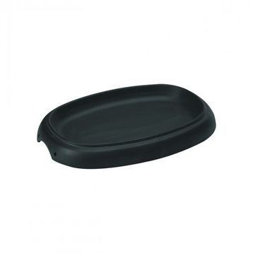 Lava 12x19 cm Siyah Döküm Oval Fajita Tabağı Ölçü
