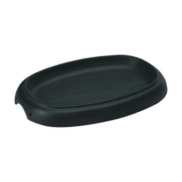 Lava 12x19 cm Siyah Döküm Oval Fajita Tabağı Ölçü