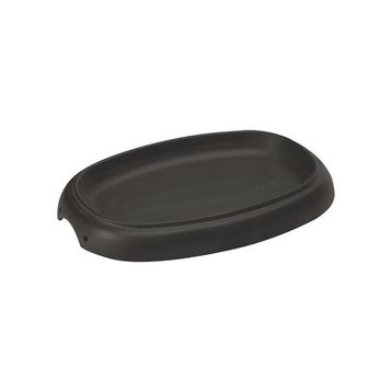 Lava 12x19 cm Siyah Döküm Oval Fajita Tabağı Ölçü