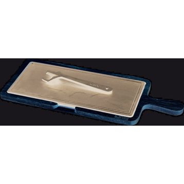 Lava 17x37 cm Siyah Ahşap ve Döküm Demir Hot Plate Servis Tahtası