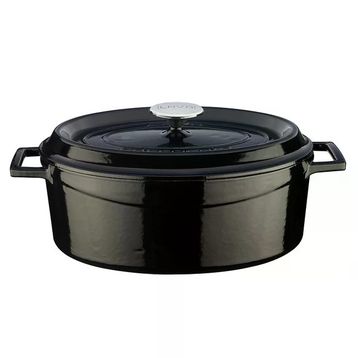Lava 23x29 cm Trendy Oval Döküm Demir Tencere