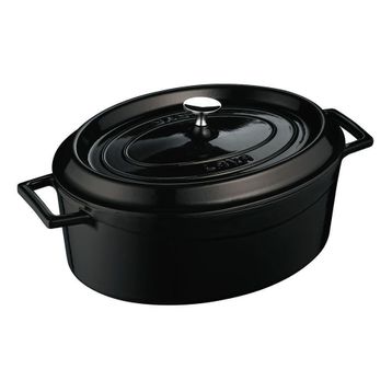 Lava 23x29 cm Trendy Oval Döküm Demir Tencere