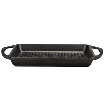 Lava 26x32 cm Metal Yekpare Kulplu Döküm Izgara Tava
