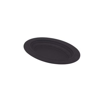 Lava 28x20 cm Siyah Döküm Oval Döner Kebap Tabağı