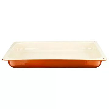 Lava 32x53 cm Turuncu Döküm Dikdörtgen 1/1 Gastronomi Küvet