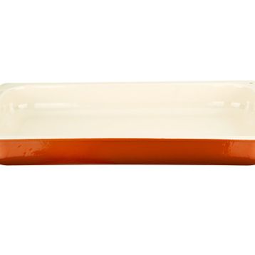 Lava 32x53 cm Turuncu Döküm Dikdörtgen 1/1 Gastronomi Küvet
