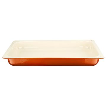 Lava 32x53 cm Turuncu Döküm Dikdörtgen 1/1 Gastronomi Küvet