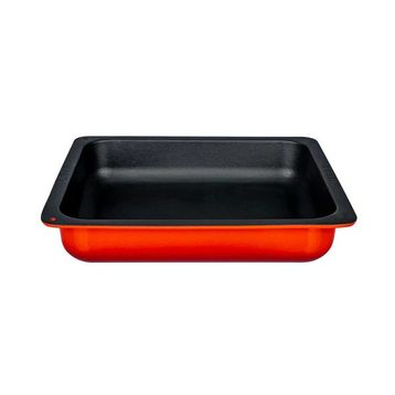 Lava 35x32 CM Kırmızı Döküm Dikdörtgen 2/3 Gastronomi Küvet