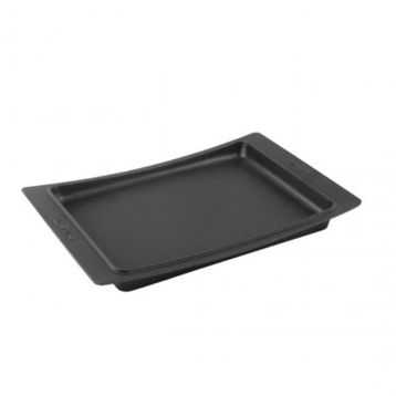 Lava 36x24 CM Siyah Döküm Dikdörtgen Servis Tabağı